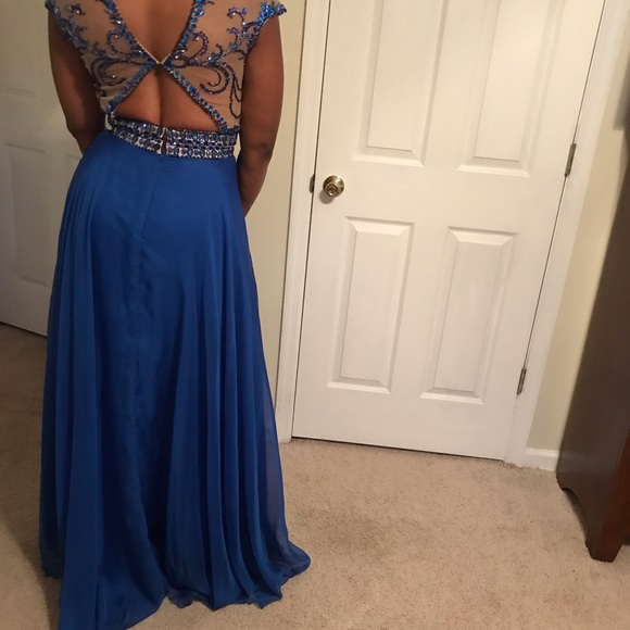 Rachel Allan Princess skirt/top (dress like)-blue - Picture 2 of 3